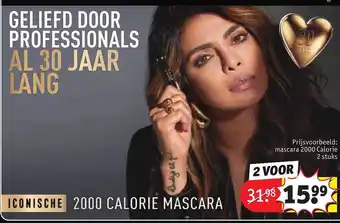 Kruidvat Mascara 2000 calorie aanbieding