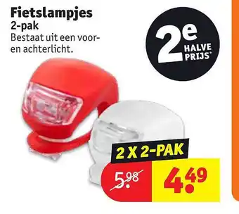 Kruidvat Fietslampjes aanbieding