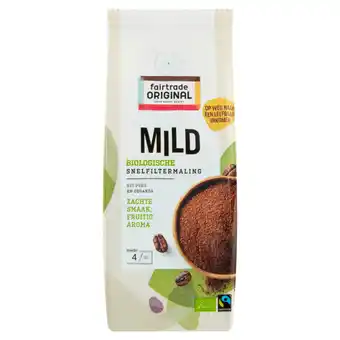 Jumbo Fairtrade original mild biologische snelfiltermaling 250g aanbieding