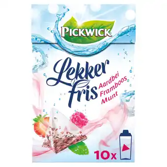 Jumbo Pickwick lekker fris aardbei framboos munt 10 stuks aanbieding