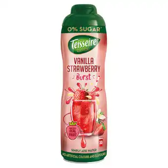 Jumbo Teisseire vanilla strawberry burst 60cl aanbieding