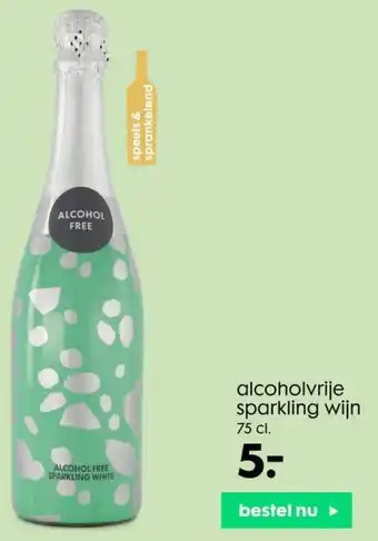 HEMA Alcoholvrije sparkling wijn 750ml aanbieding