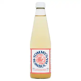 Jumbo Tommy's kombucha ginger & lemon 33cl aanbieding