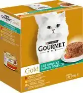 Bol.com Gourmet gold hartig torentje - kattenvoer natvoer - vlees met groente mix - 48 x 85 g aanbieding