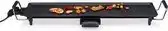 Bol.com Alpina teppanyaki grillplaat - 70 x 23 cm - 230v 2000w - zwart aanbieding