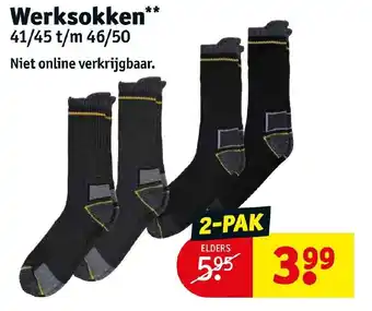 Kruidvat Werksokken 2-pak aanbieding