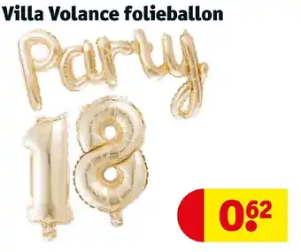 Kruidvat Villa volance folieballon aanbieding