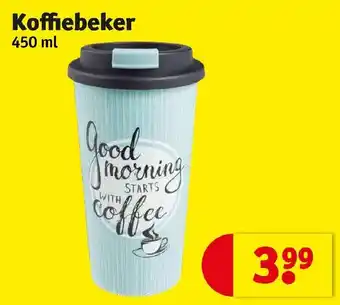 Kruidvat Koffiebeker 450ml aanbieding