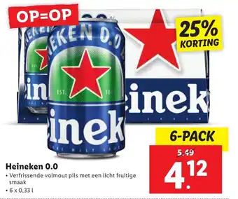 Lidl Heineken 0.0 aanbieding