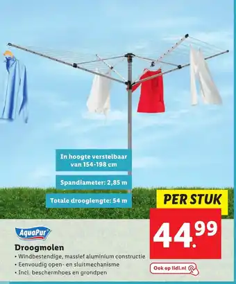 Lidl Droogmolen per stuk aanbieding