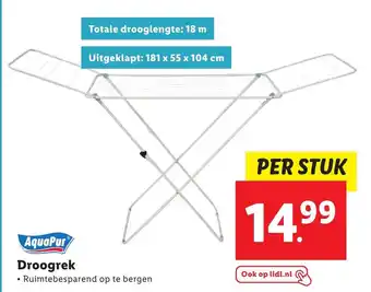 Lidl Droogrek per stuk aanbieding