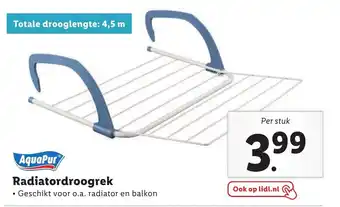 Lidl Radiatordroogrek aanbieding