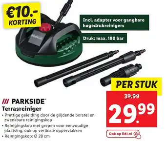 Lidl Parkside terrasreiniger per stuk aanbieding