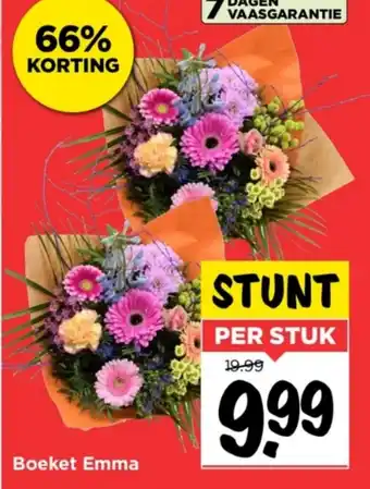 Vomar Voordeelmarkt Boeket emma per stuk aanbieding