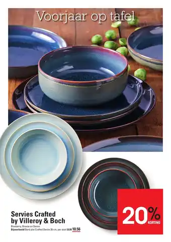 Sligro Servies Crafted by Villeroy & Boch aanbieding