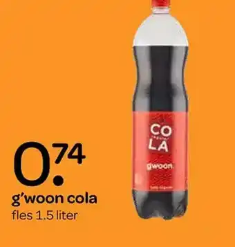 Spar G'woon cola aanbieding