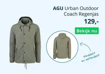 Mantel Agu Urban Outdoor Coach Regenjas aanbieding