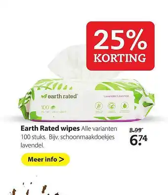 Boerenbond Earth Rated Wipes aanbieding