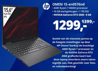 Paradigit HP Omen 15-en576nd aanbieding