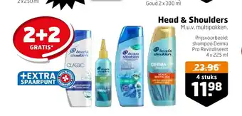 Trekpleister Head & Shoulders 4 stuks aanbieding