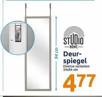 Action Deurspiegel 34x94 aanbieding