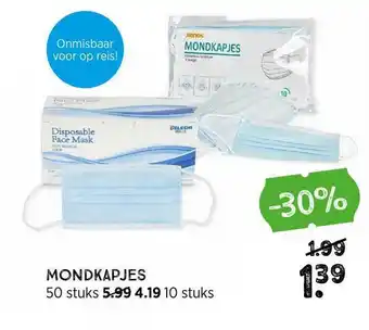 Xenos Mondkapjes 50 Stuks Of 10 Stuks aanbieding