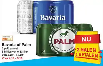 Hoogvliet Bavaria of Palm aanbieding