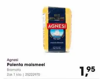 HANOS Agnesi polenta maismeel aanbieding