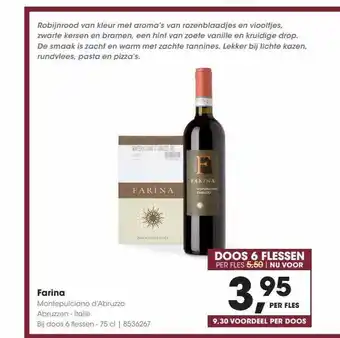 HANOS Farina montepulciano d'abruzzo abruzzen aanbieding