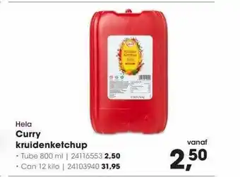 HANOS Hela curry kruidenketchup aanbieding