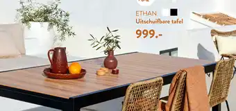 Casa Ethan Uitschuifbare tafel aanbieding