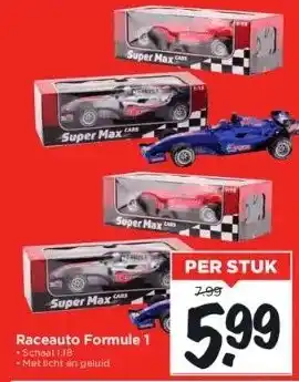 Vomar Voordeelmarkt Raceauto formule 1 aanbieding