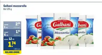 Makro Galbani mozzarella aanbieding