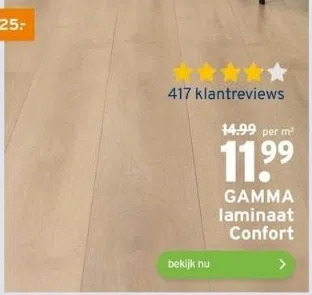 GAMMA Gamma laminaat confort aanbieding