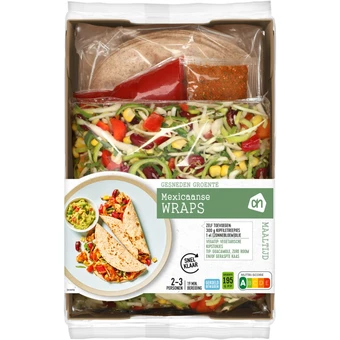 Albert Heijn Ah gesneden verspakket mexicaanse wraps aanbieding