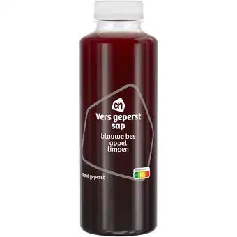 Albert Heijn Ah vers sap blauwe bes limoen appel aanbieding