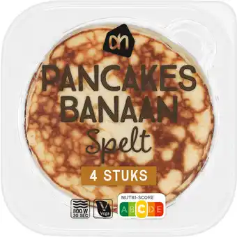 Albert Heijn Ah banaan spelt pancakes aanbieding