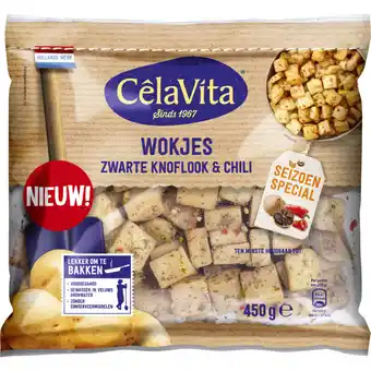 Albert Heijn Cêlavíta wokjes zwarte knoflook aanbieding