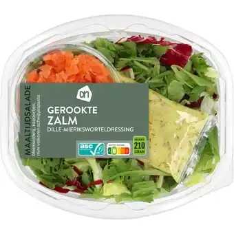 Albert Heijn Ah maaltijdsalade gerookte zalm aanbieding