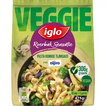 Albert Heijn Iglo roerbaksensatie veggie pasta alpro aanbieding