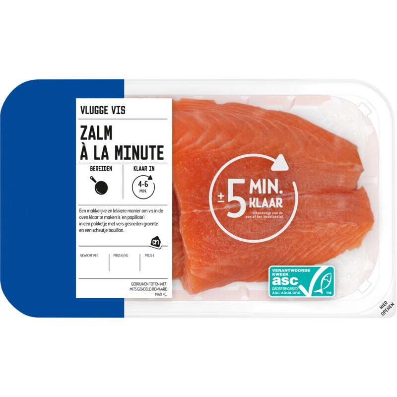 Albert Heijn Ah zalmfilet a la minute aanbieding