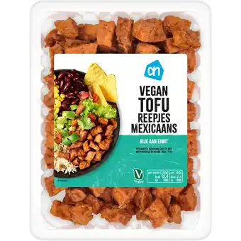 Albert Heijn Ah vegan tofu reepjes mexicaans aanbieding