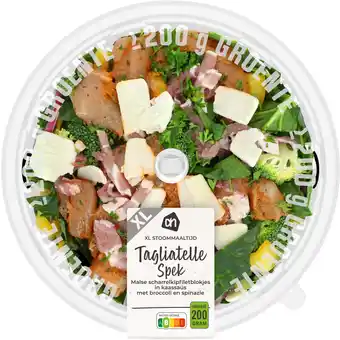 Albert Heijn Ah stoommaaltijd tagliatelle spek xl aanbieding