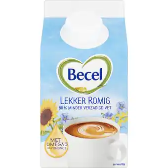 Albert Heijn Becel voor in de koffie lekker romig aanbieding