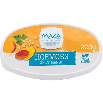 Albert Heijn Maza hoemoes spicy mango aanbieding