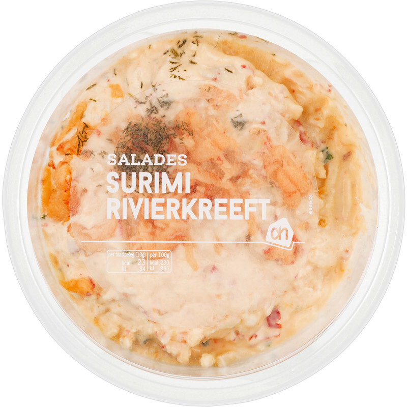 Ah surimirivierkreeft salade aanbieding bij Albert Heijn