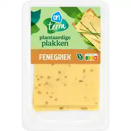 Albert Heijn Ah plantaardige plakken fenegriek kaas aanbieding