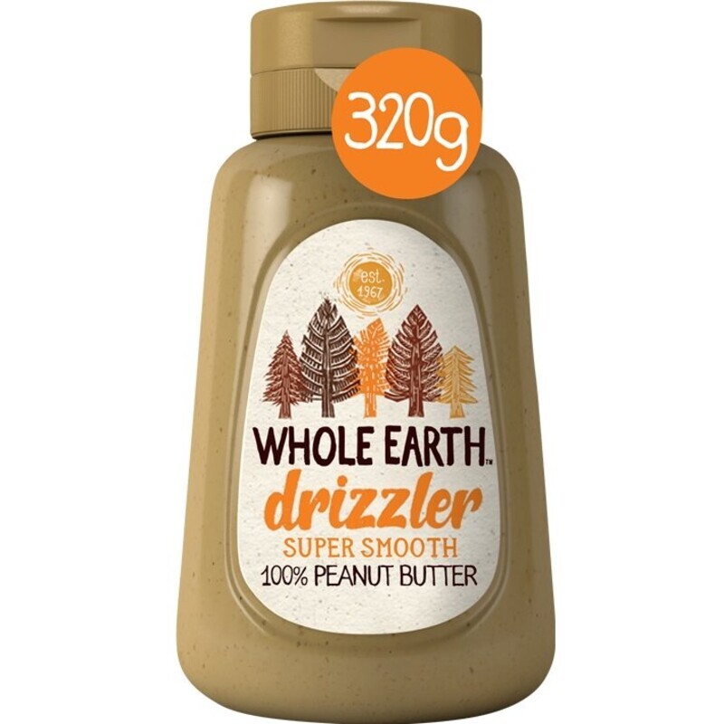 Whole earth drizzler super smooth peanut butter aanbieding bij Albert Heijn