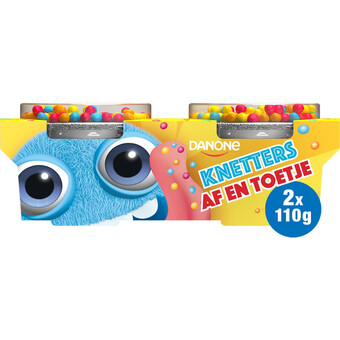 Albert Heijn Danone af en toetje yoghurt met knetters aanbieding