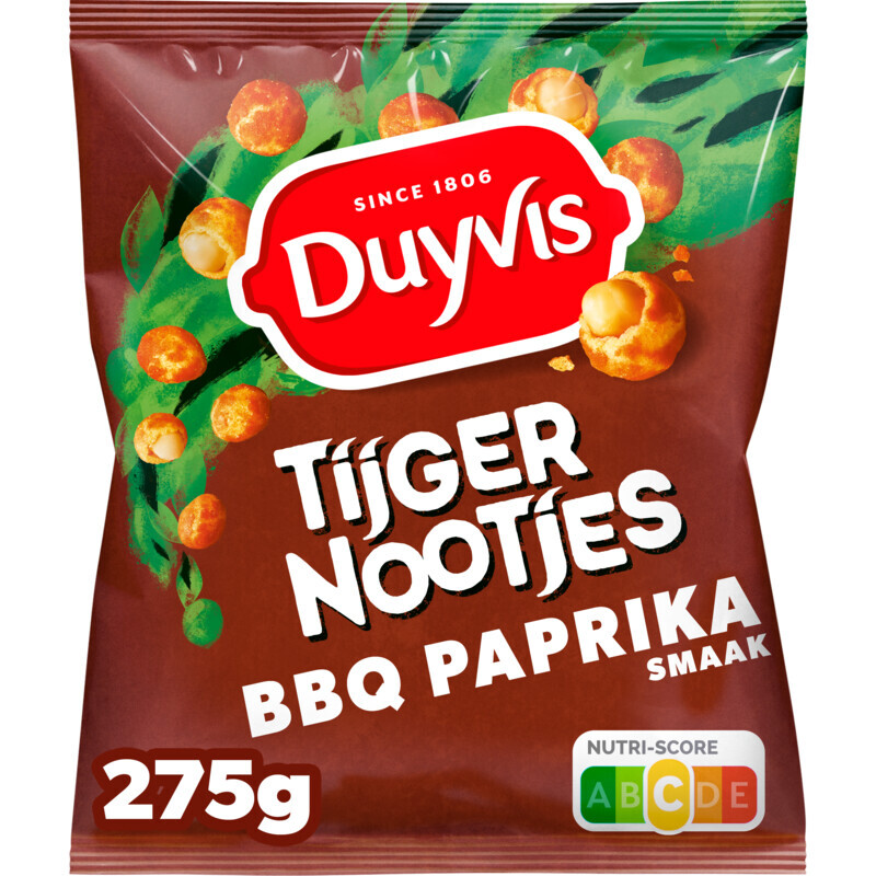 Duyvis tijgernootjes bbq paprika aanbieding bij Albert Heijn